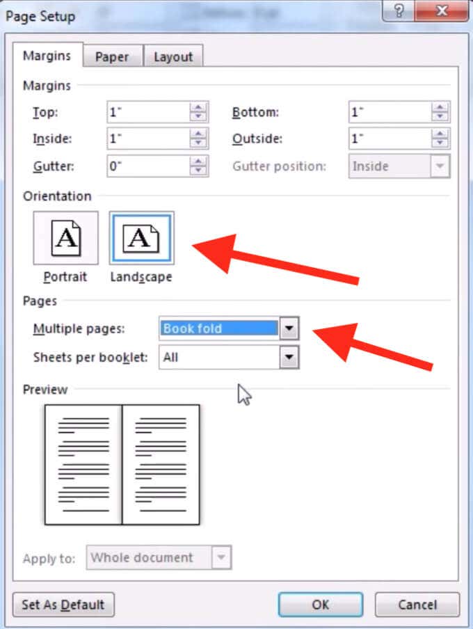 How to Make a Booklet in Word image 6