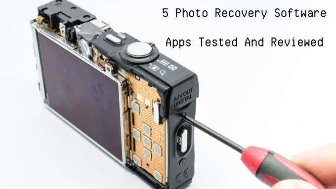 5 Photo Recovery Software Apps Tested and Reviewed image 1