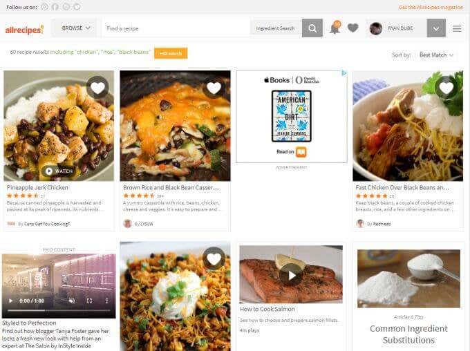 What Should I Make For Dinner? 8 Websites to Simplify Your Meals image 4