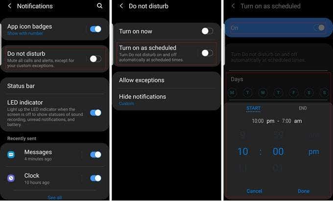 How to Configure Do Not Disturb Settings on Android image 4