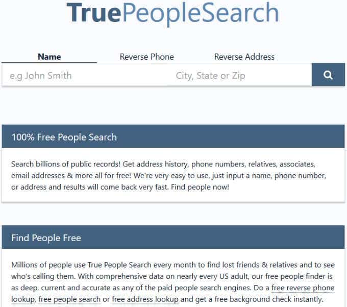 10 Search Sites To Find People Online image 7