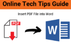 How to Insert a PDF File into a Word Document image