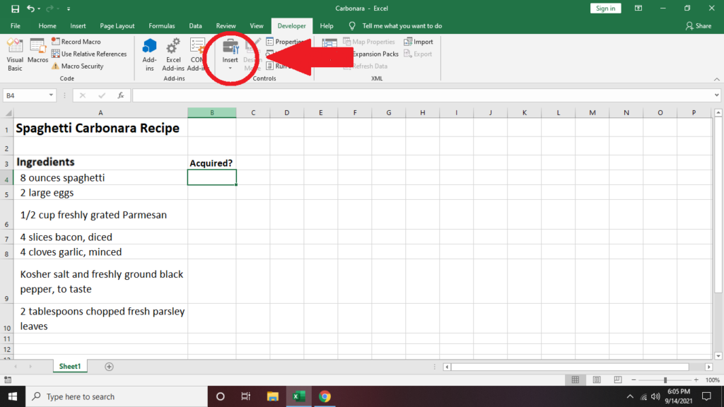 How to Make a Checklist in Excel image 6