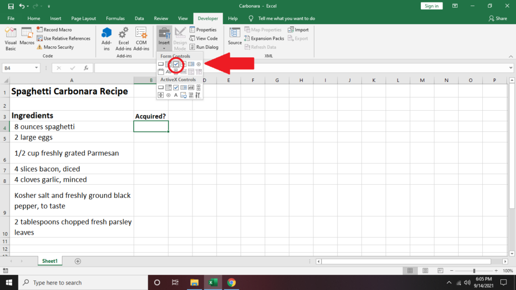 How to Make a Checklist in Excel image 7
