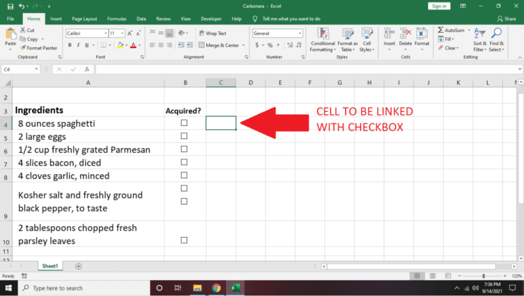 How to Make a Checklist in Excel image 10