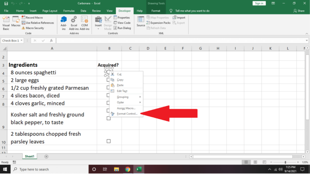 How to Make a Checklist in Excel image 11