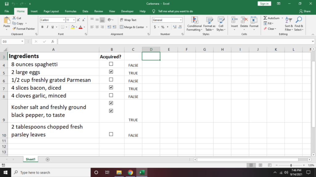 How to Make a Checklist in Excel image 15