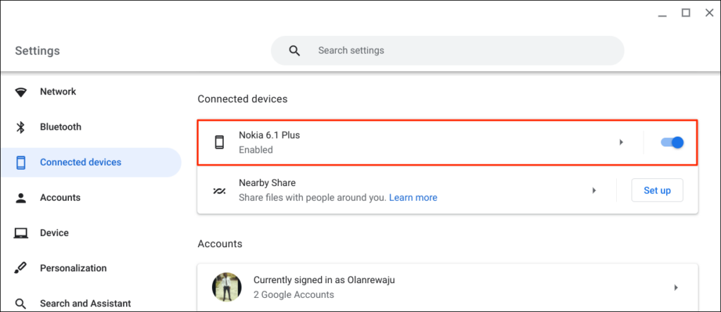 How to Connect a Phone to Chromebook Using Phone Hub image 10
