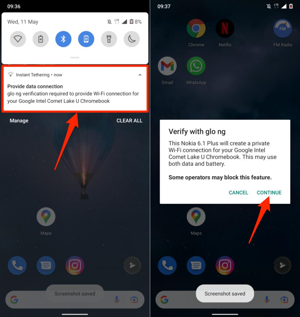 How to Connect a Phone to Chromebook Using Phone Hub image 21