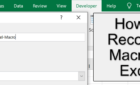 How to Record a Macro in Excel image