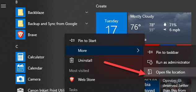 How to Show or Hide Folders and Apps in the Start Menu on Windows 10 image 6
