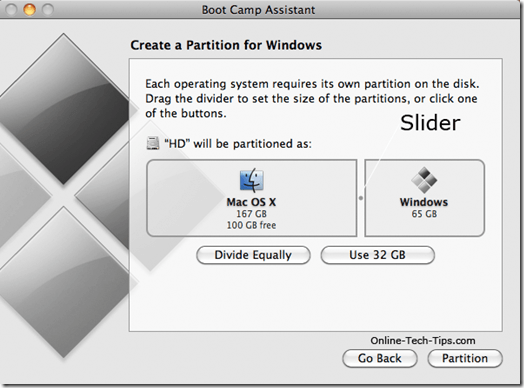 partition your drive