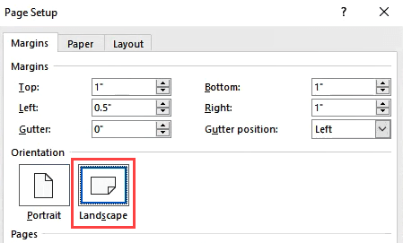 How To Make a One Page Landscape In Word image 15