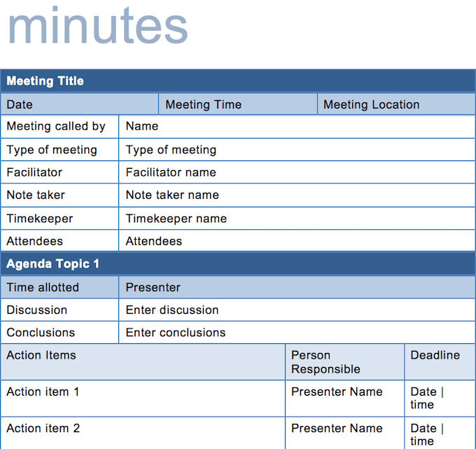 15 Best Meeting Minutes Templates to Save Time image 5